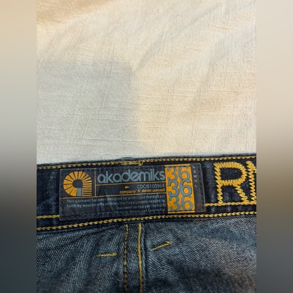 Akademiks Street Wear Baggy Stitched Size 36 - Picture 6 of 8